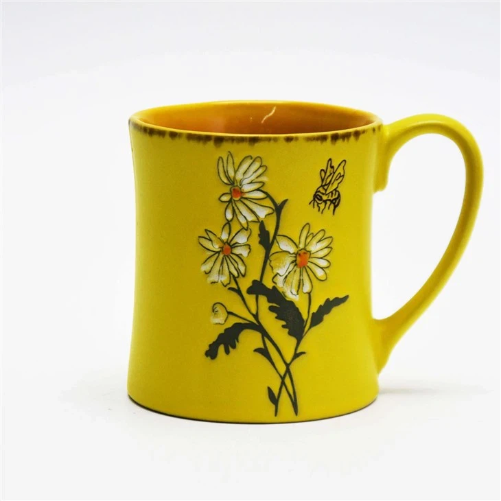 Wholesale Yellow Solid Color 16oz Ceramic Coffee Mugs Wholesale Yellow Solid Color 16oz Ceramic Coffee Mugs