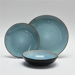 12pcs স্কাই ব্লু রিঅ্যাকটিভ ডিনার সেট