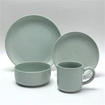 16pcs গোলাকার চকচকে পাথরের পাত্র ডিনারওয়্যার