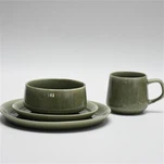 16pcs বৃত্তাকার প্রতিক্রিয়াশীল সিরামিক প্লেট