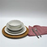 ফুলের আকৃতির চীনামাটির বাসন খাবারের সেট