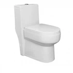 আরামদায়ক উচ্চতা সহ ওয়ান পিস টয়লেট