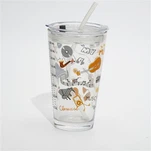 প্রিন্ট কিউট গ্লাস মগ