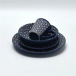 আধুনিক ডিনার প্লেট নীল ডিনার সেট