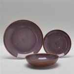 অনন্য গাঢ় বেগুনি হাতে আঁকা টেবিলওয়্যার