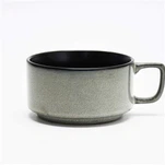 উপহারের জন্য পাইকারি অতিরিক্ত-বড় ক্যালিবার দুটি টোন রঙ গ্লেজ সিরামিক মগ